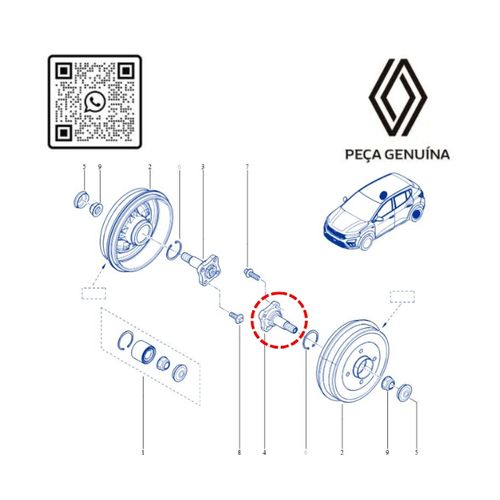 RN 927687 8200927687 PONTA DE EIXO TRAS. KARDIAN - 4